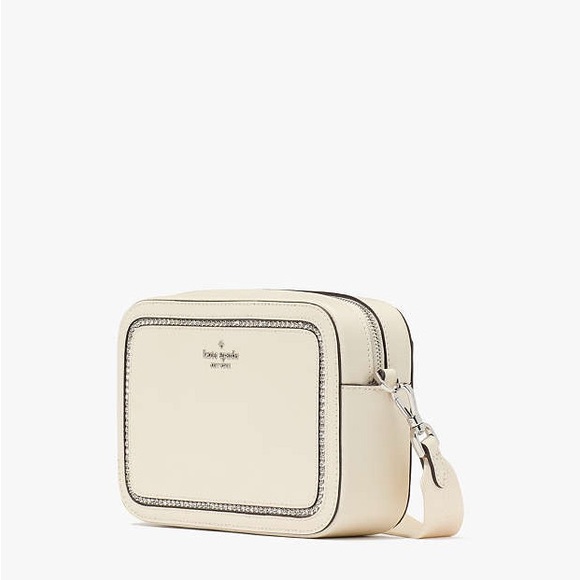 ♠️kate spade Madison Saffiano Mini Camera Crossbody Bag, Meringue NWT - Picture 4 of 7